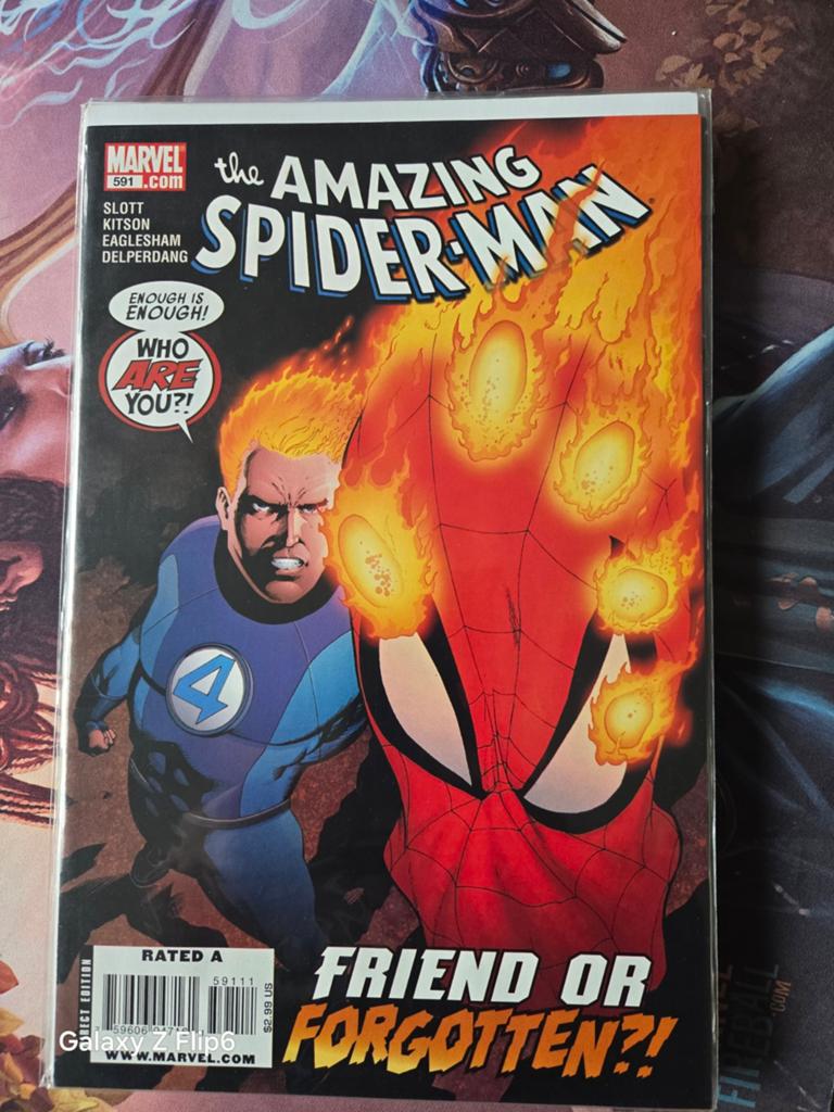 The Amazing Spider-Man #591 - Friend or Forgotten?!, Boeken, Strips | Comics, Zo goed als nieuw, Eén comic, Amerika, Ophalen of Verzenden