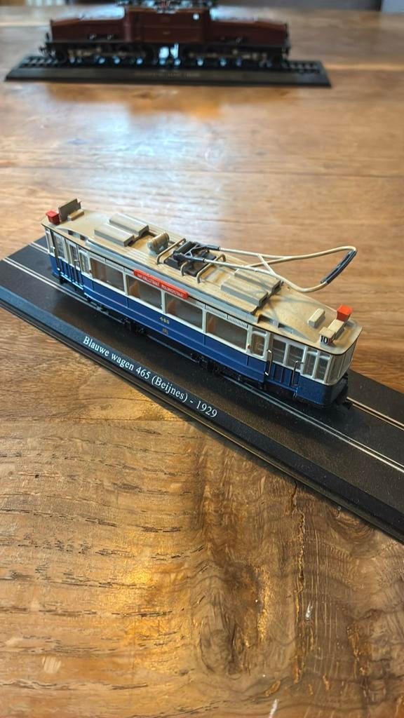 Blauwe wagen 465 (Beijnes) - 1929 Trammodel, Overige merken, Gelijkstroom, Overige typen, Ophalen of Verzenden