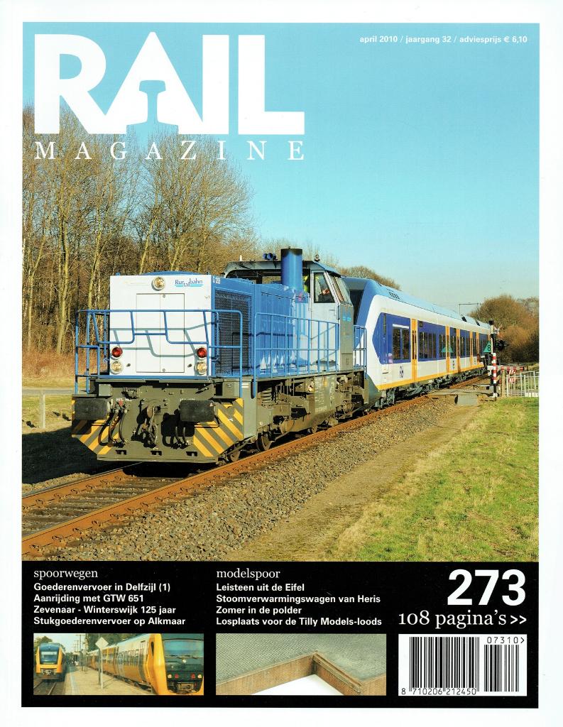 Rail Magazine Spoorwegen & Modelspoor 2010 nr. 273, Verzenden, Gelezen, Trein