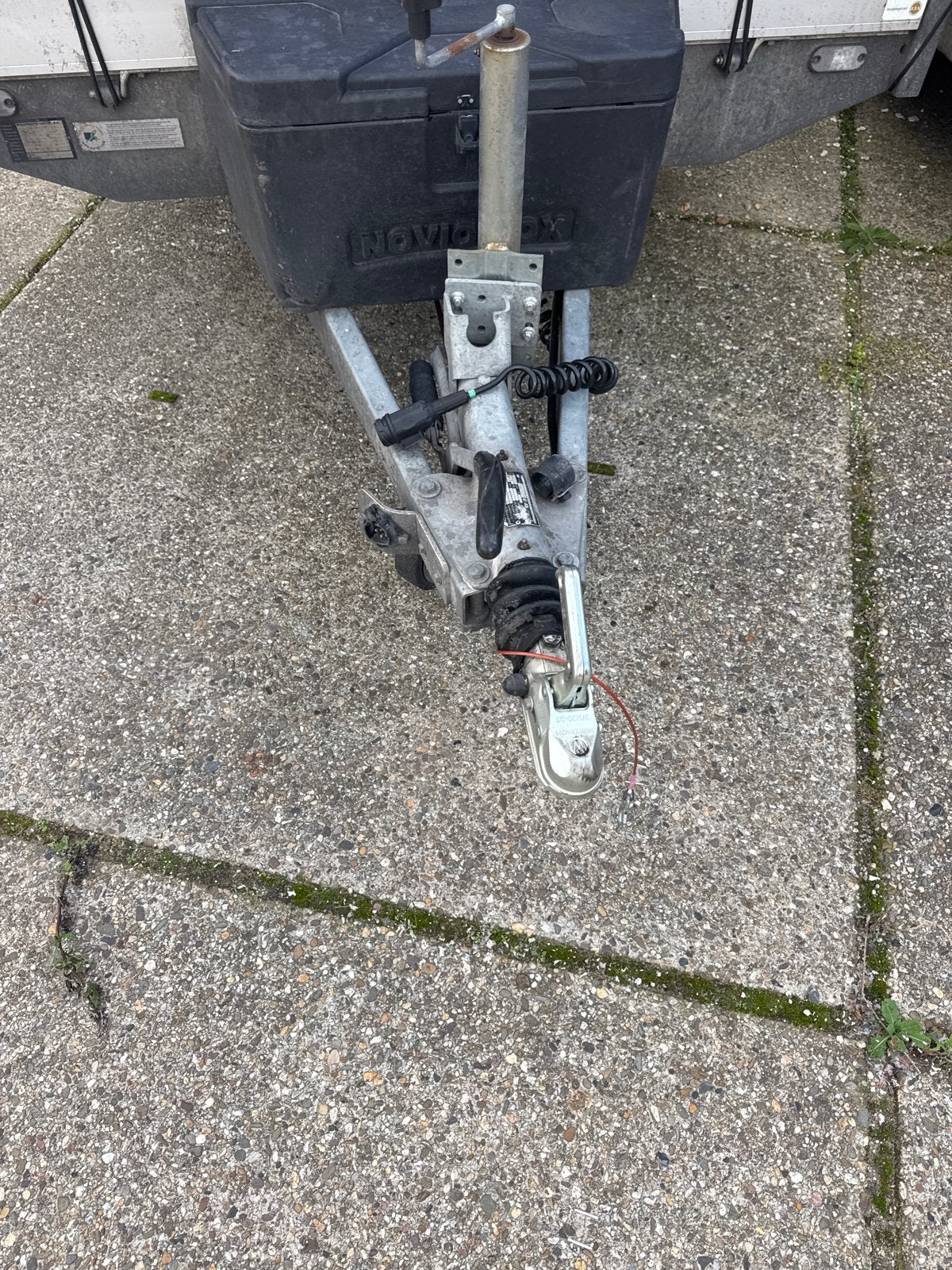 Hapert aanhangwagen 180 cm hoog, 4 meter lang, Ophalen, Gebruikt