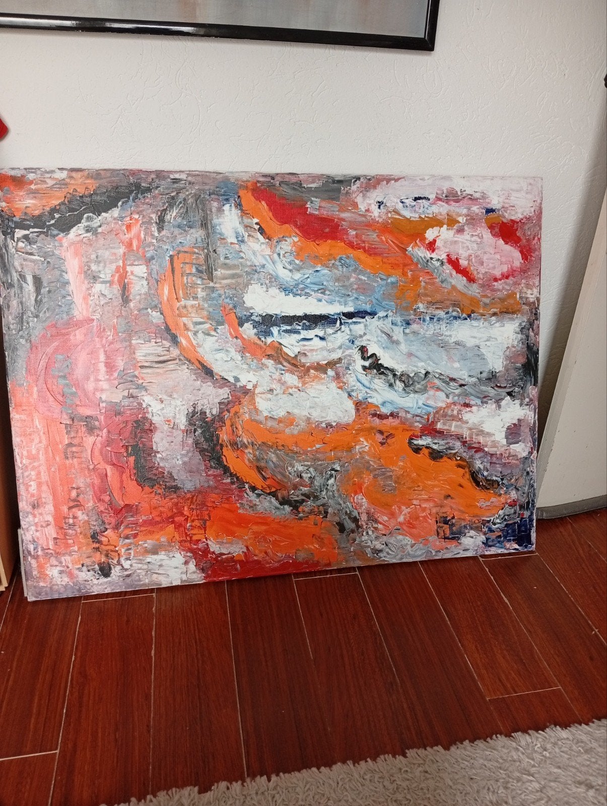 Mooi schilderij modern met veel kleuren, Ophalen, Zo goed als nieuw
