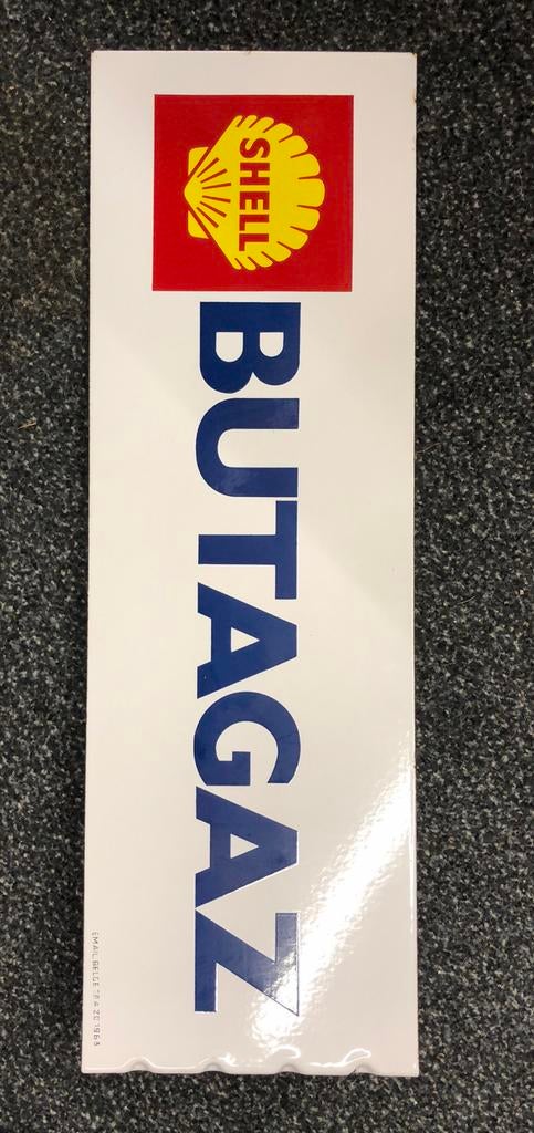 Shell Butagaz Emaille bord, Ophalen