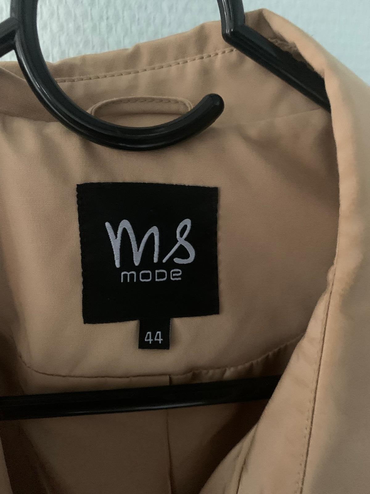 Stijlvolle MS Mode Trenchcoat - Maat 44, Beige, Maat 42/44 (L), Ophalen of Verzenden, Zo goed als nieuw