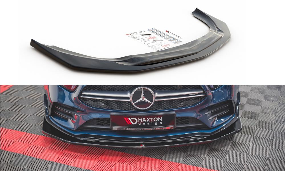 Voorlip spoiler sideskirt diffuser - A35 AMG W177 18-23, Auto diversen, Tuning en Styling, Ophalen of Verzenden
