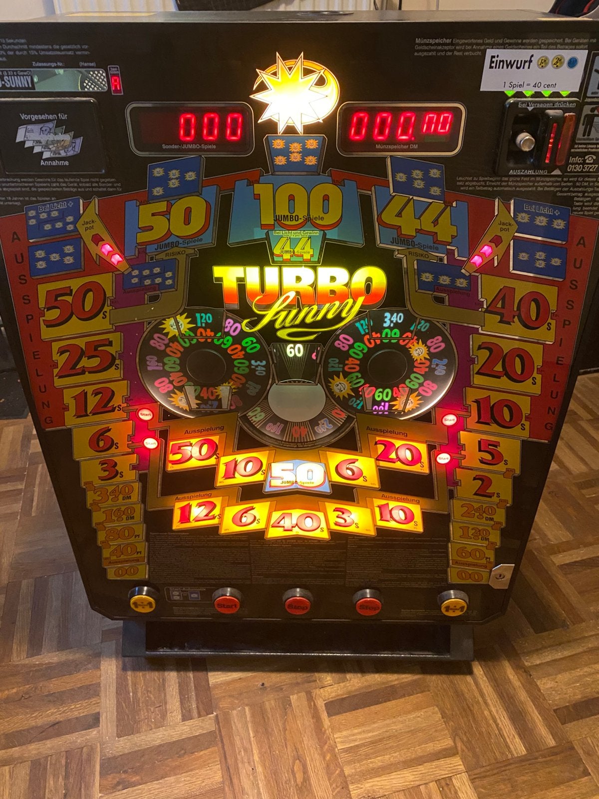 Turbo Sunny, Ophalen, Zo goed als nieuw