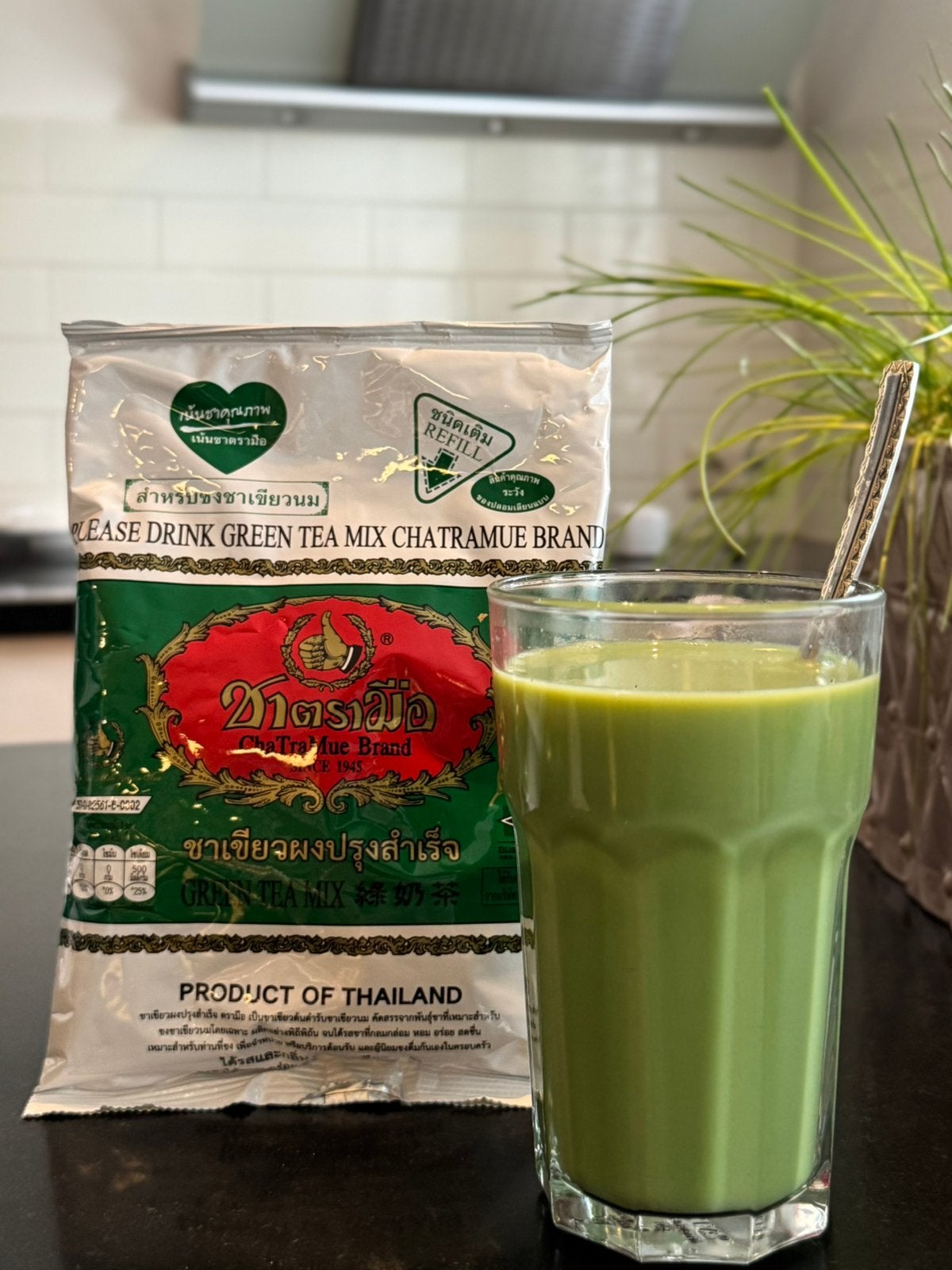 Cha Tra Mue Green Tea 200 gram, Ophalen of Verzenden, Theezakje(s), Vol