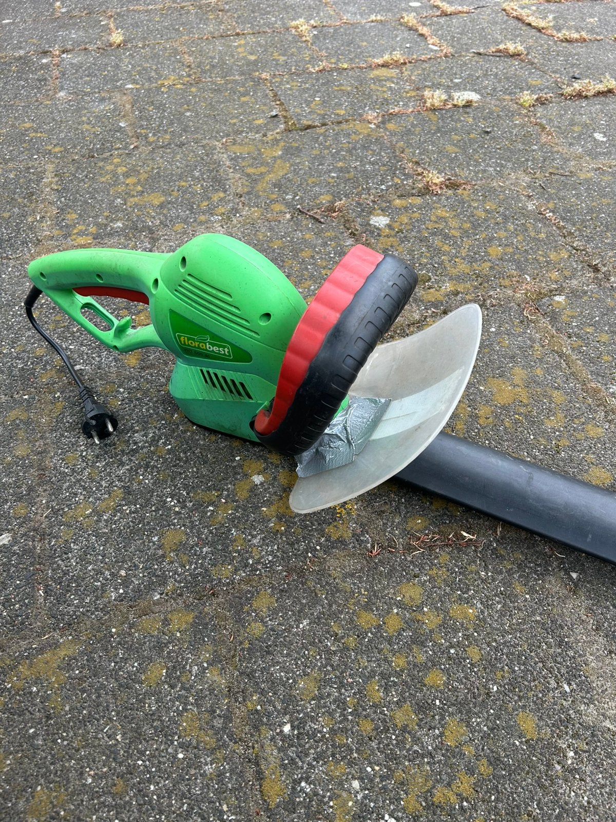 Elektrische Heggenschaar Florabest,50 cm blad, goed staat, Tuin en Terras, Ophalen of Verzenden, Zo goed als nieuw, Elektrisch