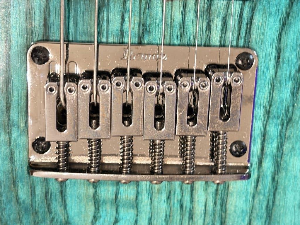 tuners + bridge IBANEZ Nieuw 6 inline gitaar dark chrome, Ophalen of Verzenden, Nieuw, Elektrische gitaar