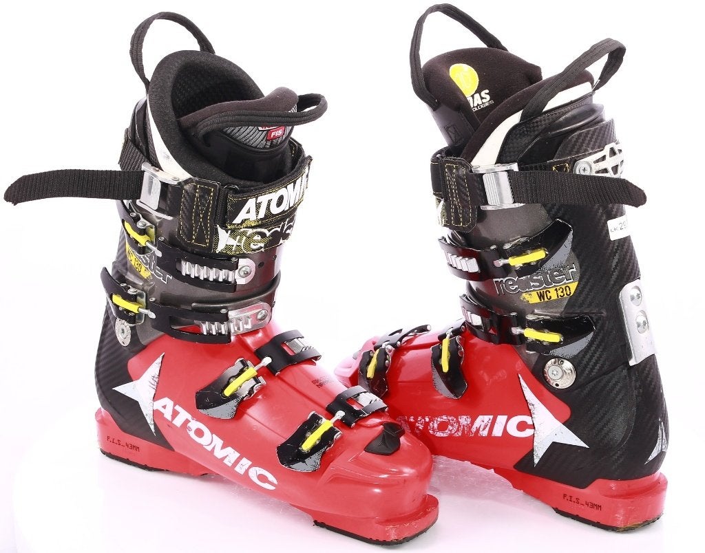 44,5 45 EU skischoenen ATOMIC REDSTER WC 130 FIS, Gebruikt, Verzenden, 100 tot 140 cm, Schoenen