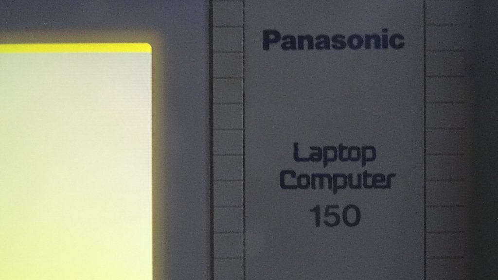 Panasonic CF‑150B Vintage Laptop – Dual LCD – MS‑DOS 3.30, Ophalen of Verzenden, Panasonic