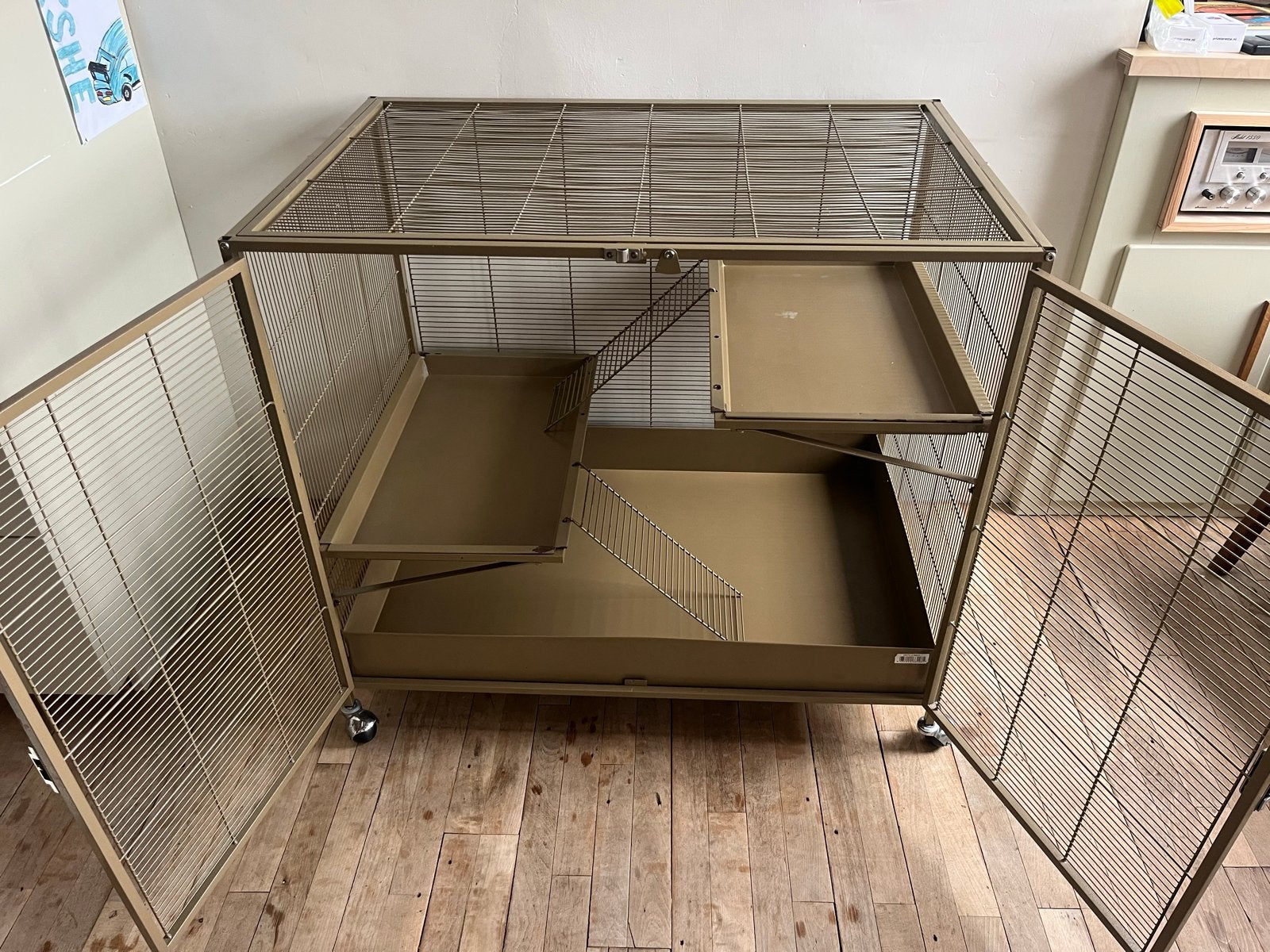 Keddoc Animal Home Penthouse rattenkooi, Ophalen, Gebruikt, 60 tot 90 cm, 75 tot 110 cm