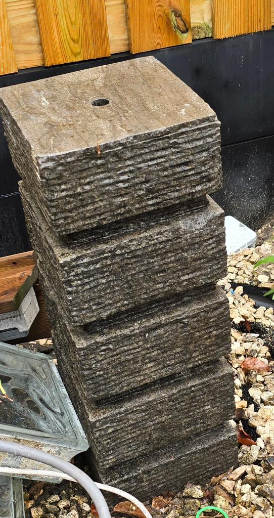 Waterfontein beton, Tuin en Terras, Ophalen, Gebruikt, Beton, Fontein