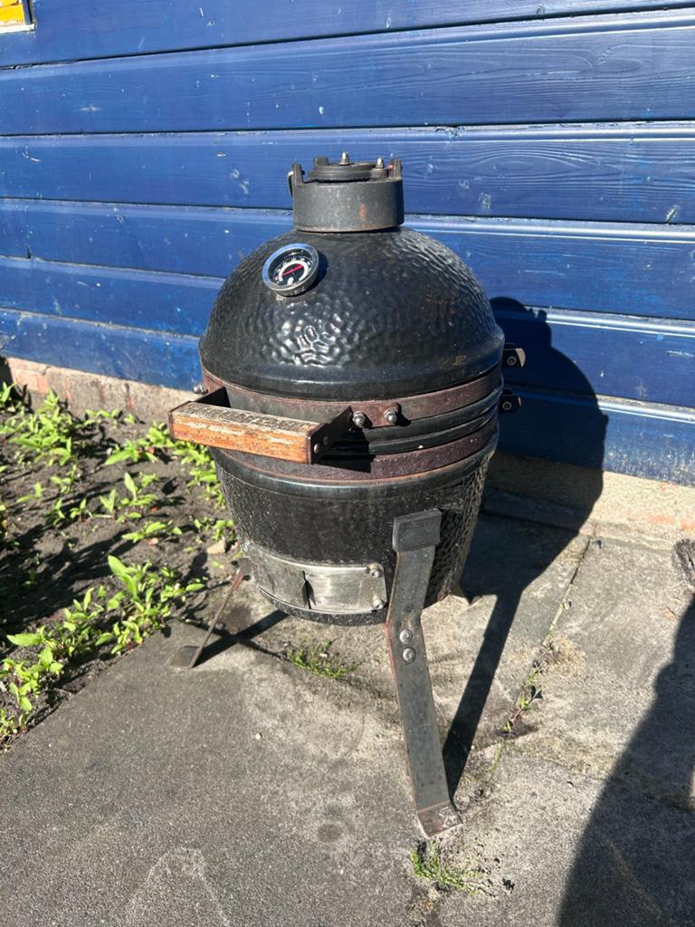 Black Bastard Classic Compact Oud Model Kamado BBQ, Ophalen, Gebruikt