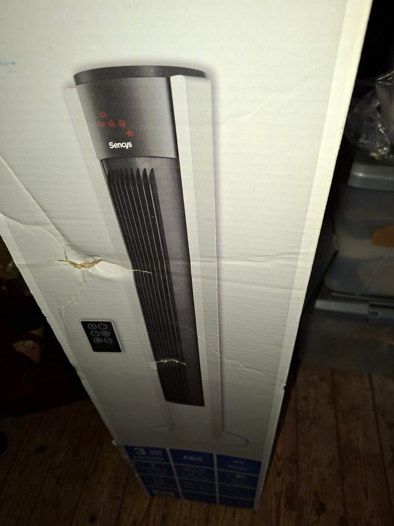 Toren ventilator, Ophalen, Ventilator met afstandsbediening, Zo goed als nieuw, Torenventilator