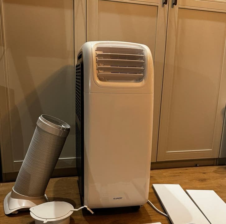 Eurom Coolperfect 180 18.000 BTU Mobiele Airco z.g.a.n., Ophalen, 3 snelheden of meer, Zo goed als nieuw, Koelen en Ontvochtigen