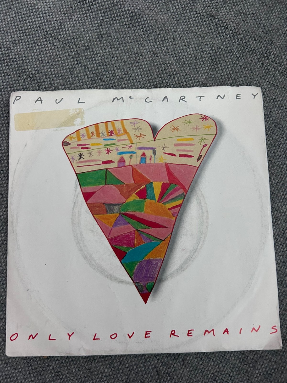 Paul McCartney Only Love Remains, Cd's en Dvd's, Vinyl Singles, 7 inch, Single, Ophalen of Verzenden, Zo goed als nieuw