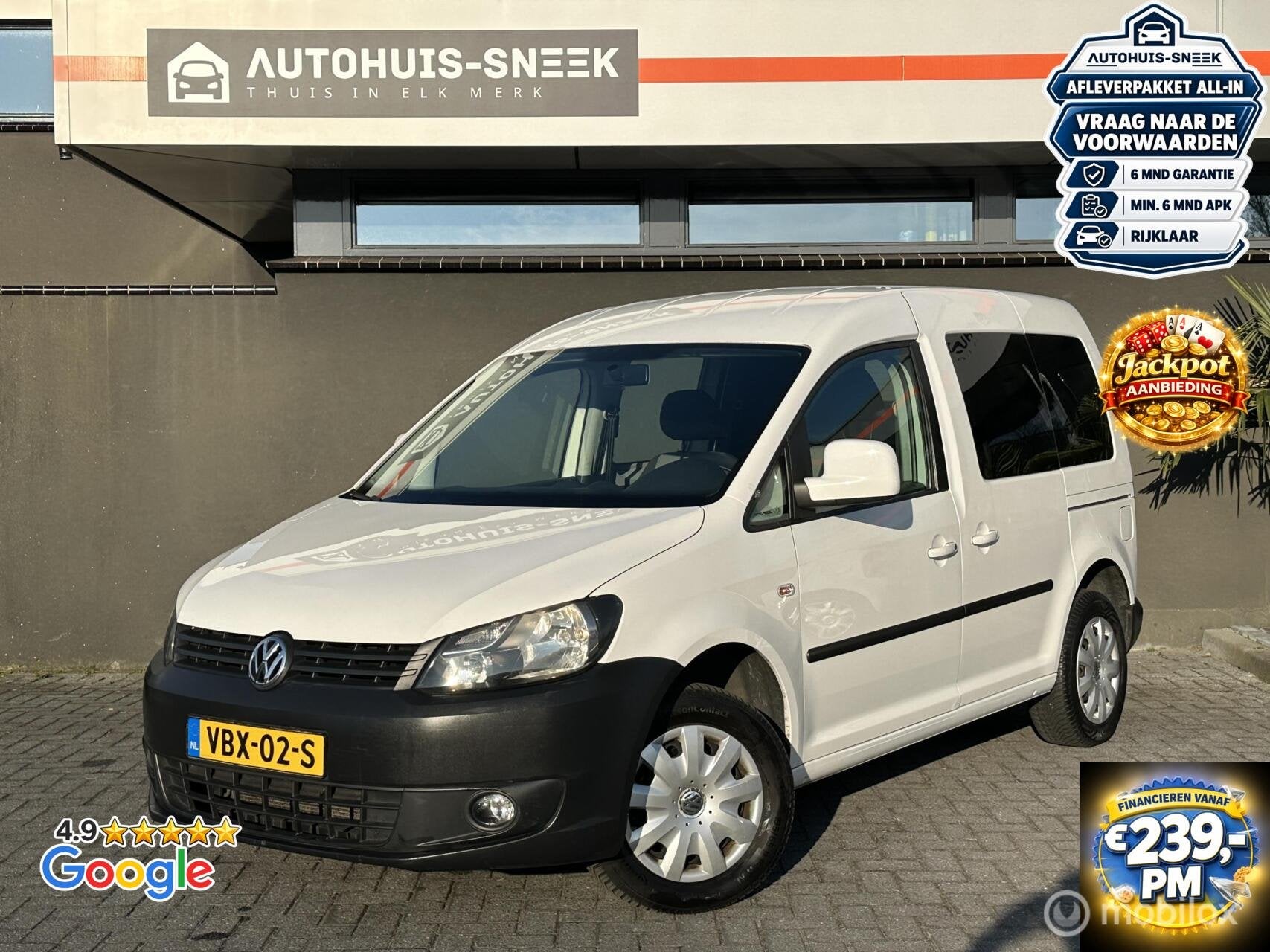 Volkswagen Caddy Bestel 1.6 TDI Baseline BMT, Auto's, Euro 5, Gebruikt, 4 cilinders, Volkswagen