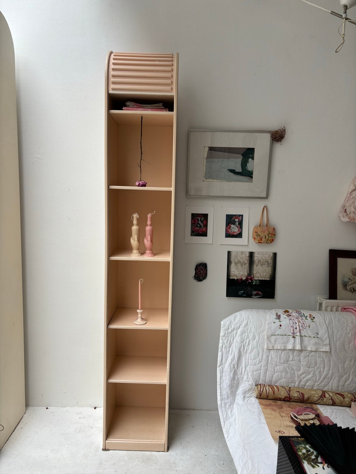 Roze pastoe/ Aldo van den Nieuwelaar kast, Ophalen, Gebruikt, 200 cm of meer, Sanne@atelierhop.com