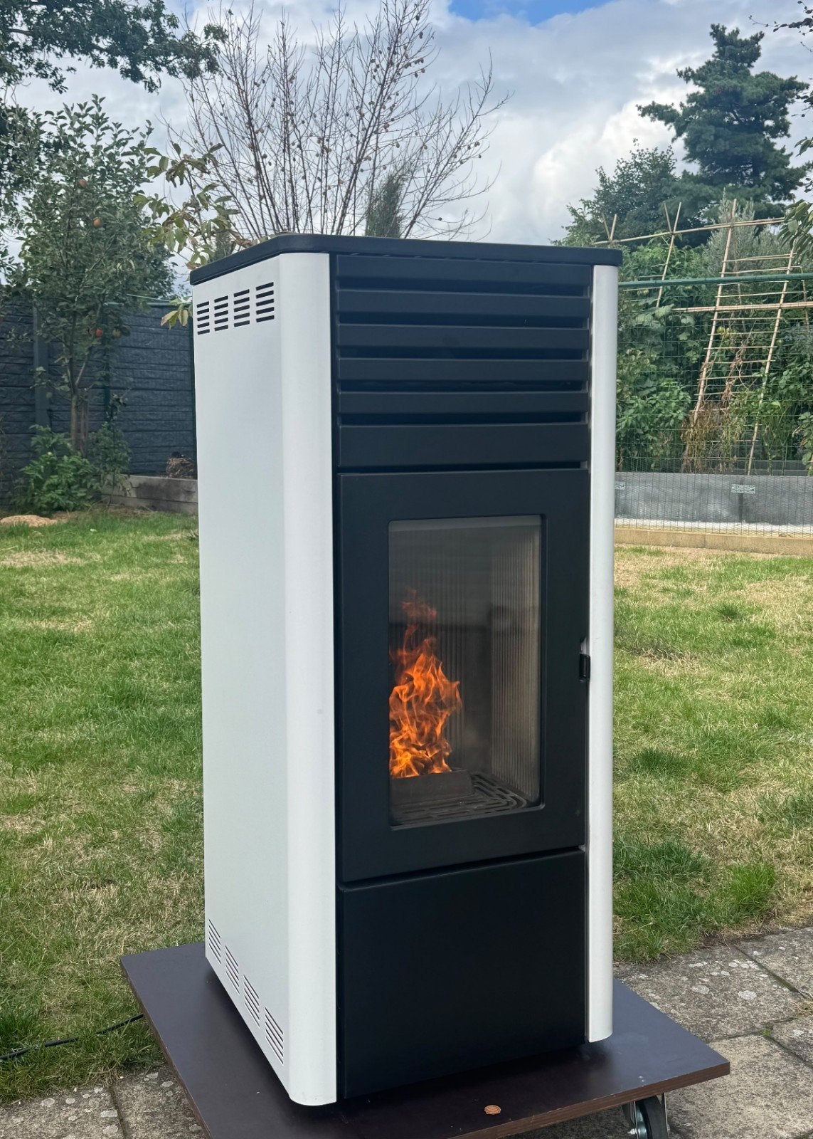 Pelletkachel MCZ Maggie air 10 S1 / 10 kw met afstandsbedien, Huis en Inrichting, Ophalen, Zo goed als nieuw, Overige brandstoffen