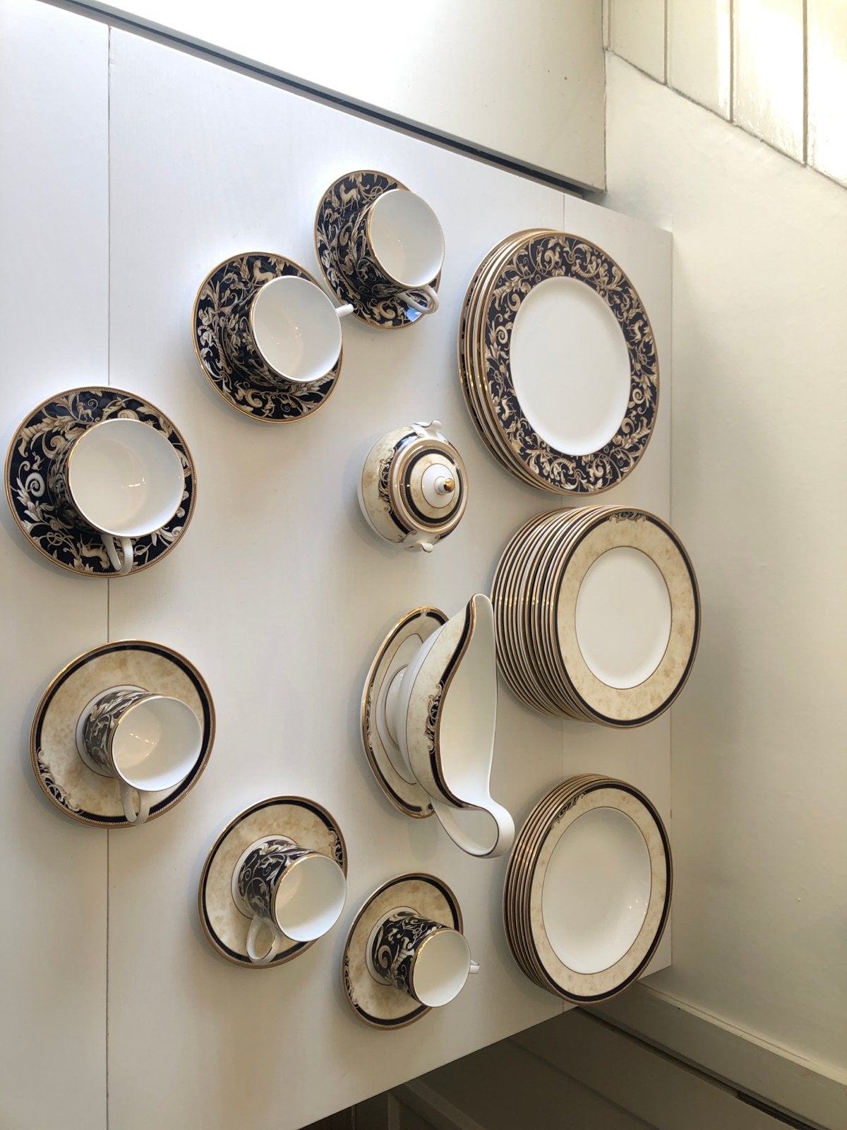 Prachtig Wedgwood Cornucopia  servies - zeer elegant, Klassiek, Ophalen of Verzenden, Zo goed als nieuw, Wedgwood