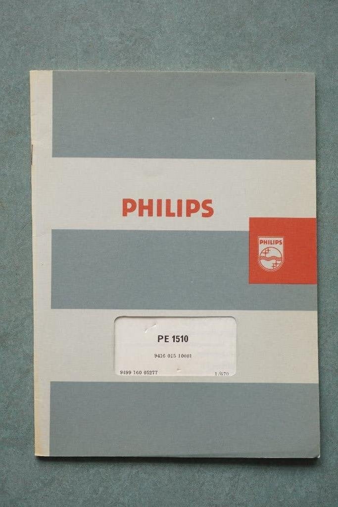 Philips PE1510 manual, Verzenden, Gebruikt, Elektriciteit