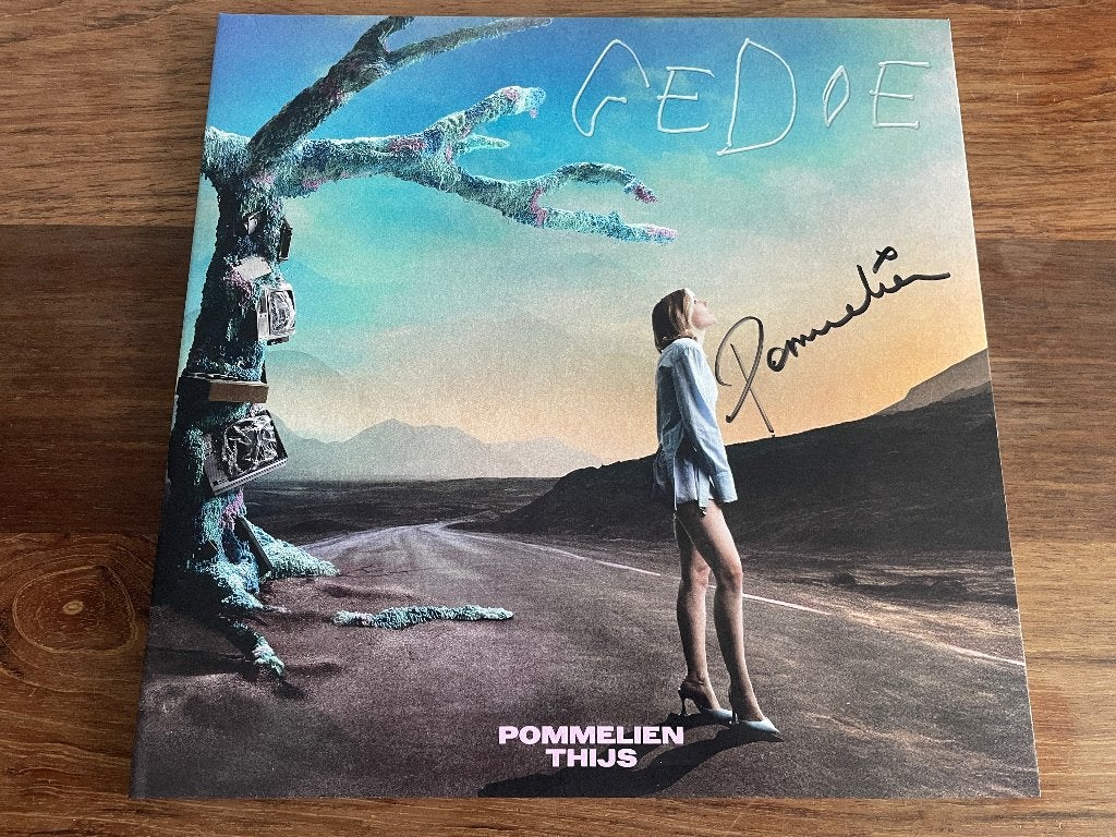 Vinyl LP Pommelien Thijs Gedoe BLAUW Vinyl GESIGNEERD NIEUW, LP, Limited edition, Ophalen of Verzenden, Pop