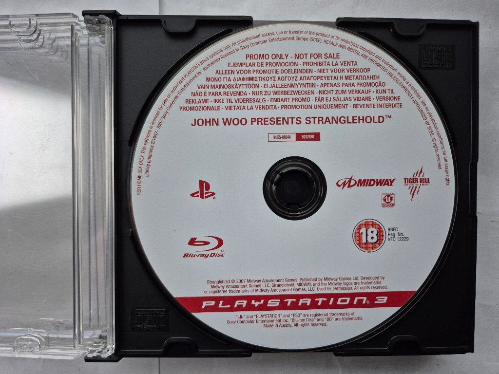 JOHN WOO presents STRANGLEHOLD PROMO, Gebruikt, 1 speler, Racen en Vliegen, Ophalen of Verzenden