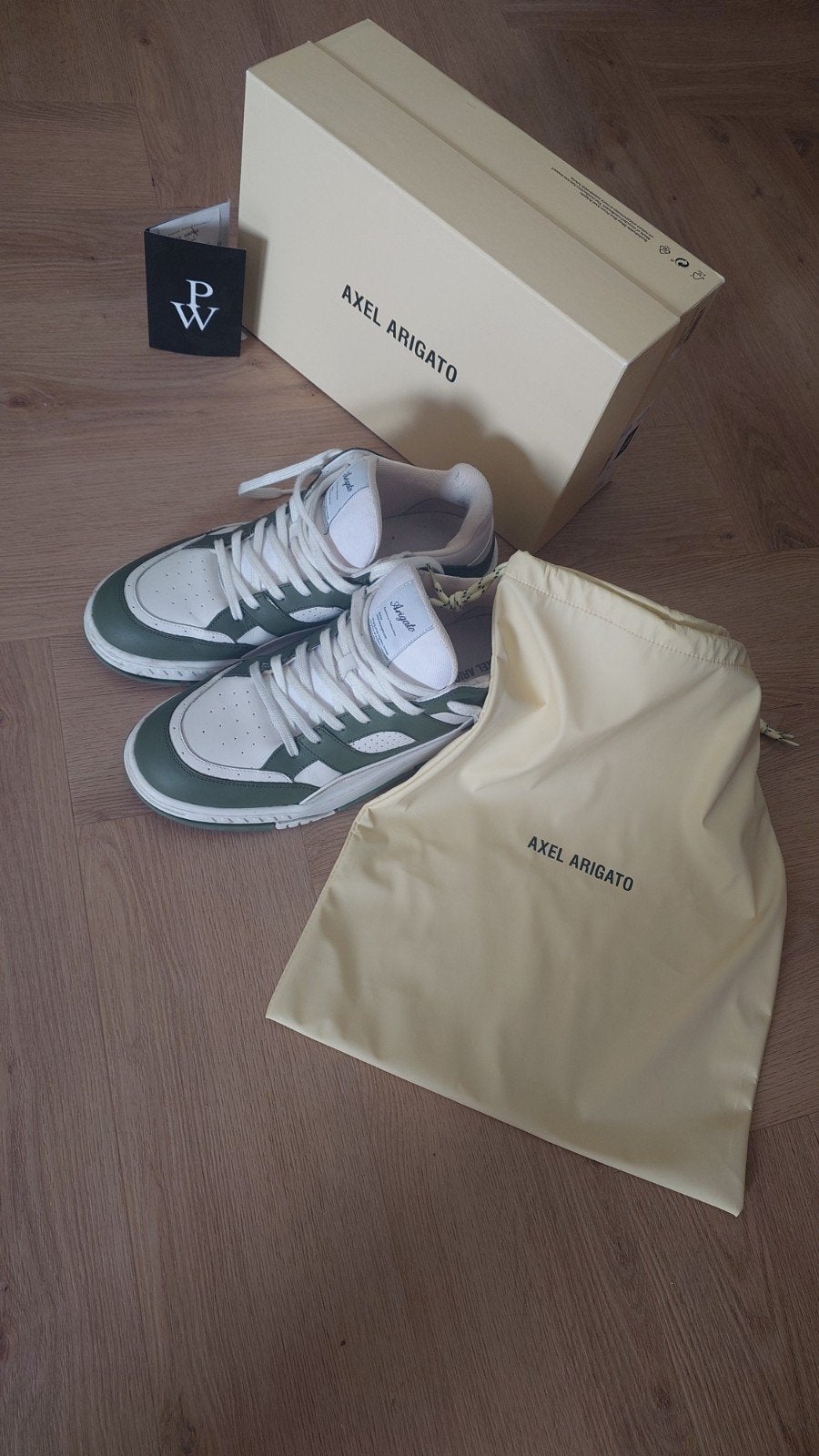 Axel Arigato Sneakers - Groen/Wit MT 46, Kleding | Heren, Schoenen, Ophalen of Verzenden, Zo goed als nieuw