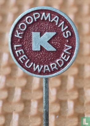 Speldje - Koopmans Leeuwarden (rond met vette K) [rood], Ophalen of Verzenden, Nieuw, Merk, Speldje of Pin