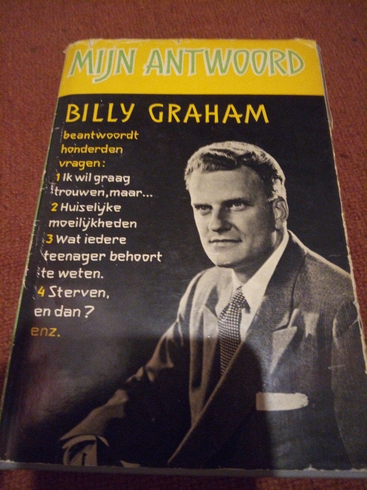Mijn Antwoord - Billy Graham (Vintage Boek), Boeken, Verzenden, Gelezen, Billy Graham, Christendom | Protestants