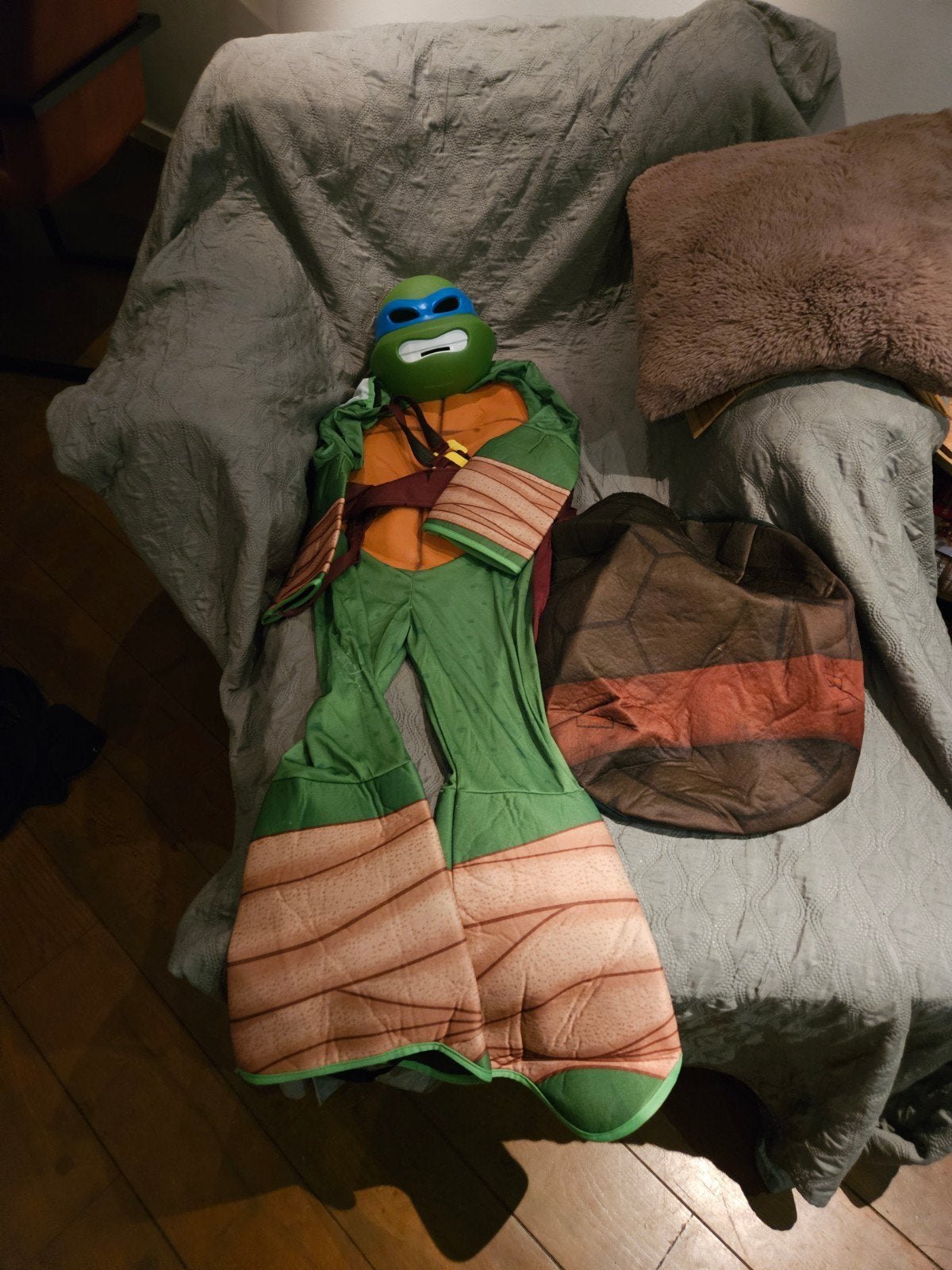 Ninja Turtle Pak Maat 122/128, Ophalen, Gebruikt, 122 t/m 128, Jongen
