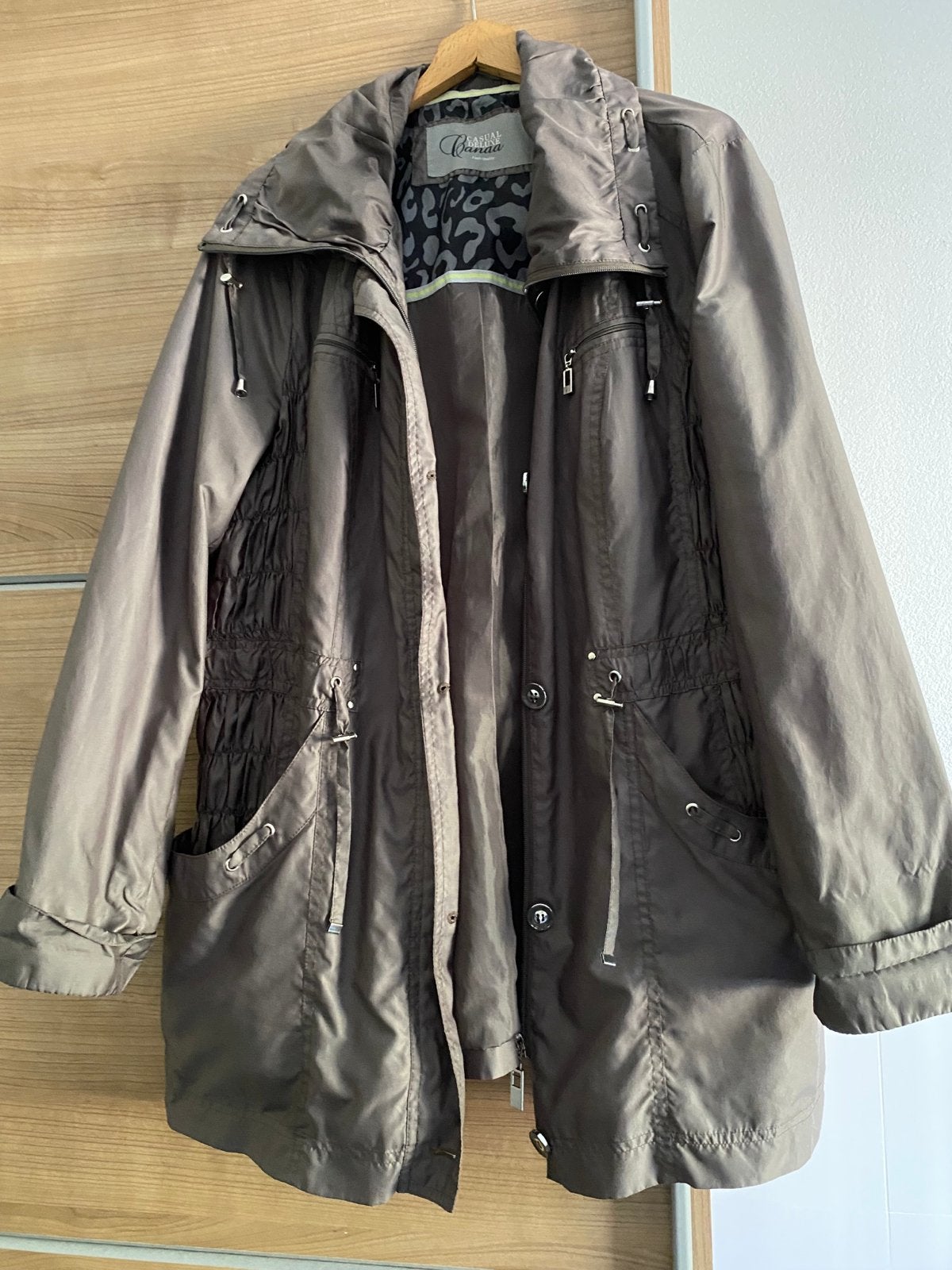 Casual Deluxe Canda zomerjas - Zo goed als nieuw, Kleding | Dames, Ophalen of Verzenden, Zo goed als nieuw, Maat 42/44 (L), Bruin