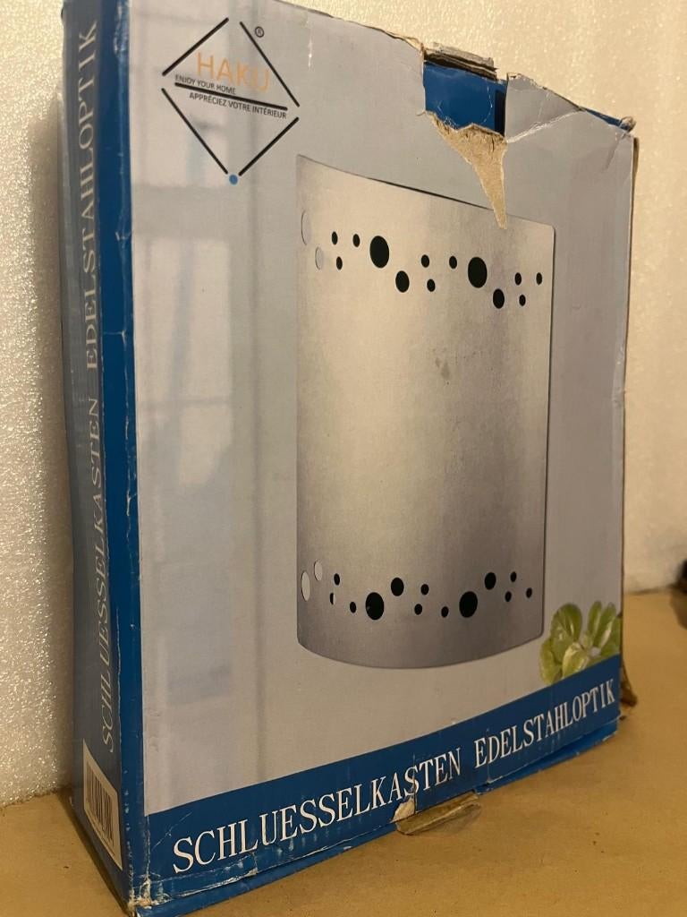 Leuk RVS sleutelkastje met bevbestigingsmateriaal., Ophalen of Verzenden