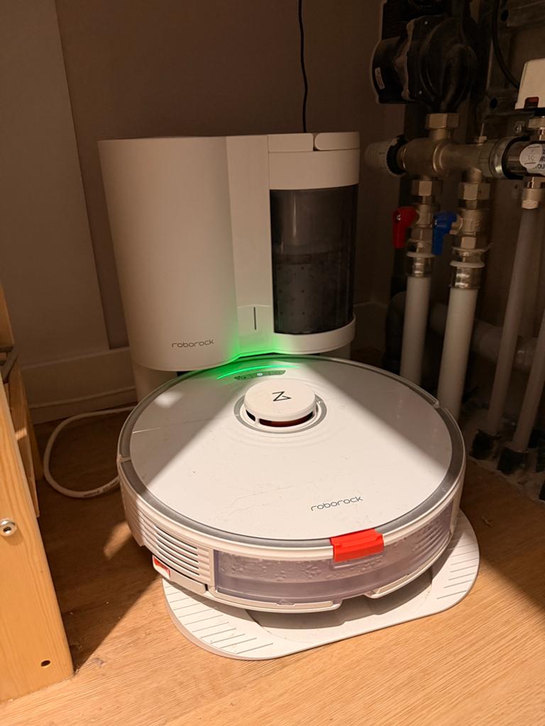 Roborock robot stofzuiger en dweil, met leeg- en laadstation, Witgoed en Apparatuur, Stofzuigers, Ophalen, Robotstofzuiger