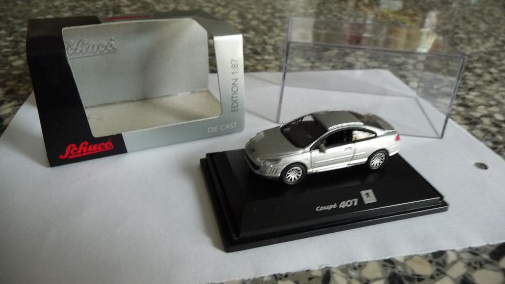 Peugeot 407 Coupe, Hobby en Vrije tijd, Modelauto's | 1:87, Ophalen of Verzenden, Nieuw, Auto, Schuco