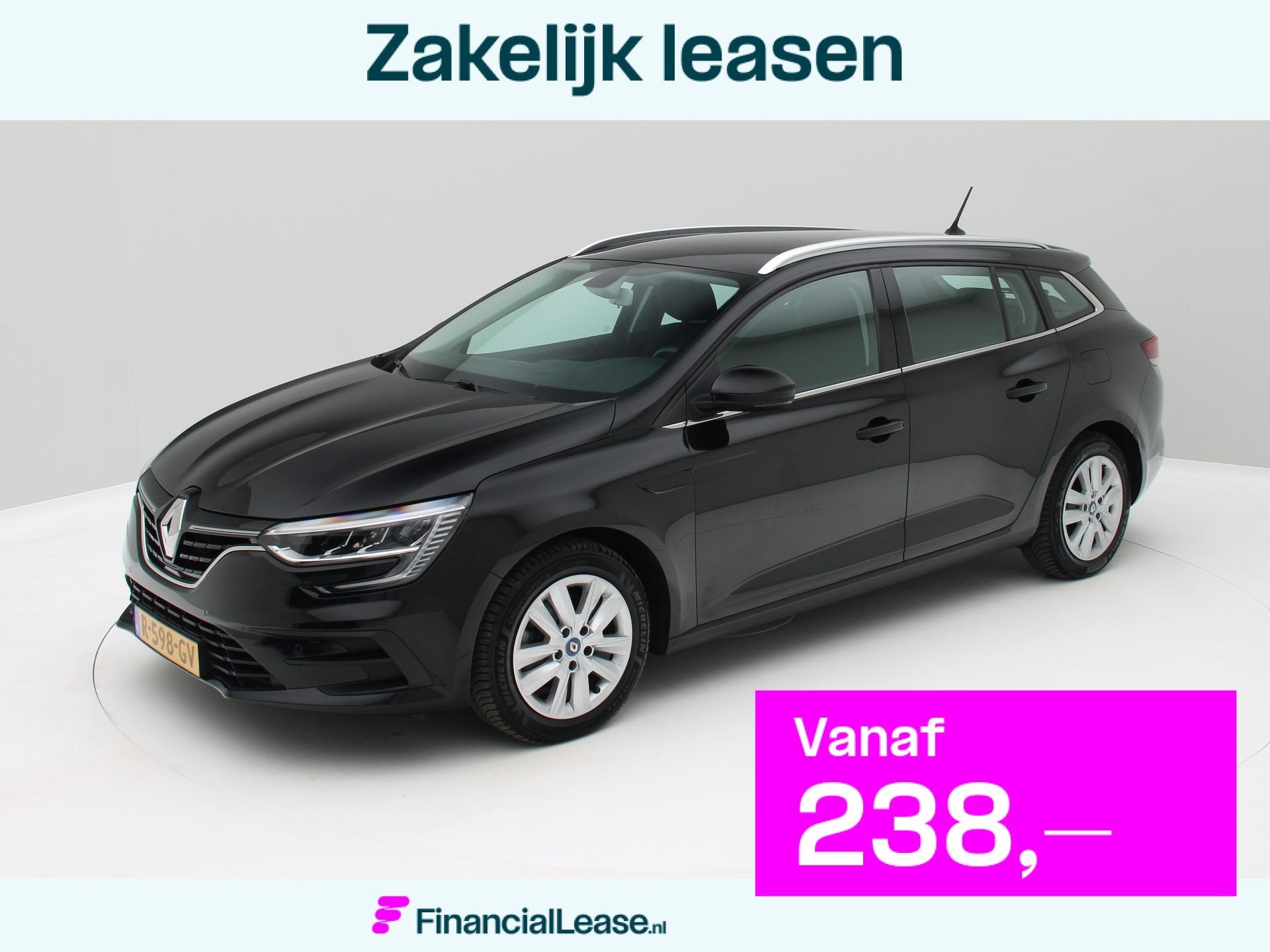 Renault Megane E-Tech Estate 1.6 Plug-In Hybrid 160 Zen / Or, Gebruikt, 4 cilinders, Hybride Elektrisch/Benzine, 93 €/maand