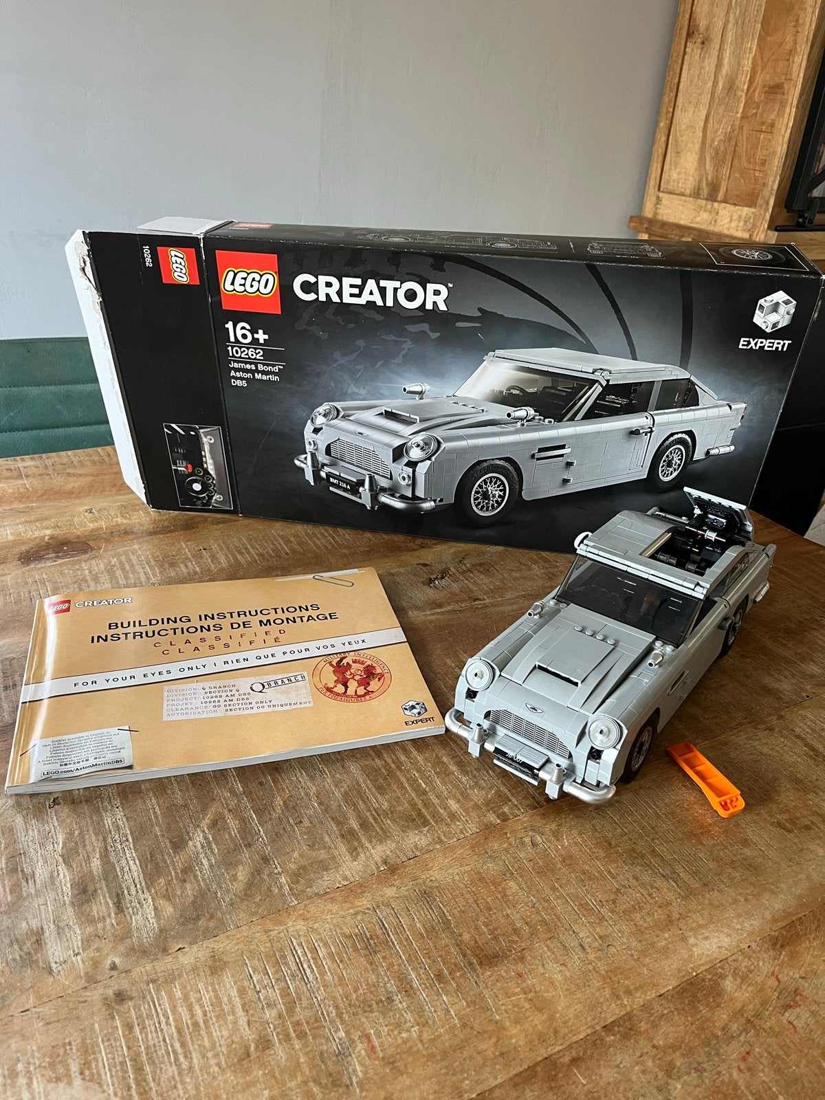 Lego Creator James Bond Aston Martin DB5 10262, Ophalen of Verzenden, Zo goed als nieuw, Lego