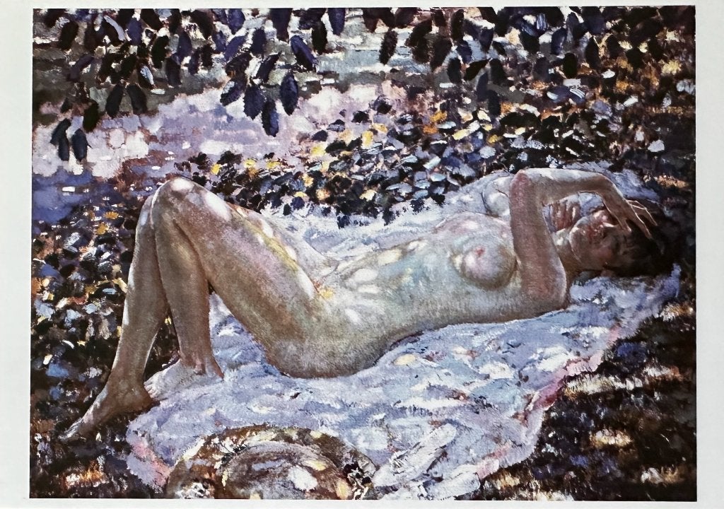 00060 FREDERIK FRIESEKE ~ Naakt in gevlekt zonlicht (1909), Verzenden, 1980 tot heden, Ongelopen, Overige thema's