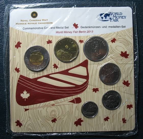 Canada - World Money Fair Berlin 2013 set, Verzenden, Noord-Amerika, Setje
