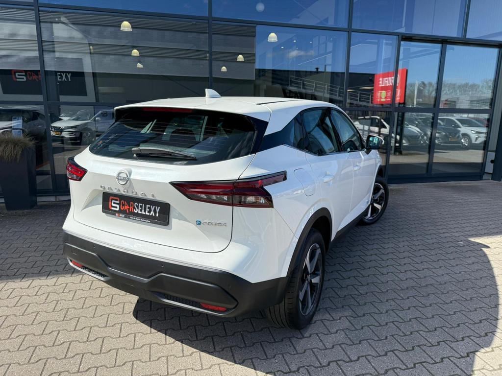 Nissan Qashqai 1.5 e-Power Acenta *ACC & 18inch*, 12 maanden, 190 pk, Wit, Bedrijf
