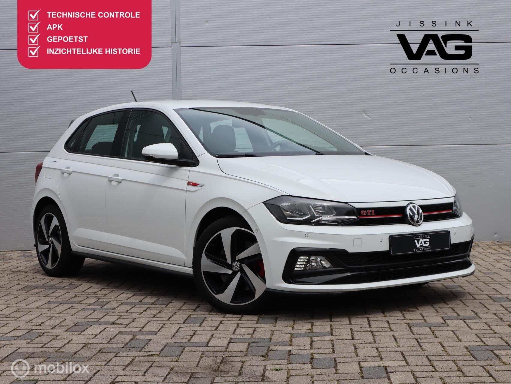 Volkswagen Polo 2.0 TSI GTI Automaat Trekhaak ACC Clima PDC, Dealer onderhouden, Stof, Gebruikt, 4 cilinders