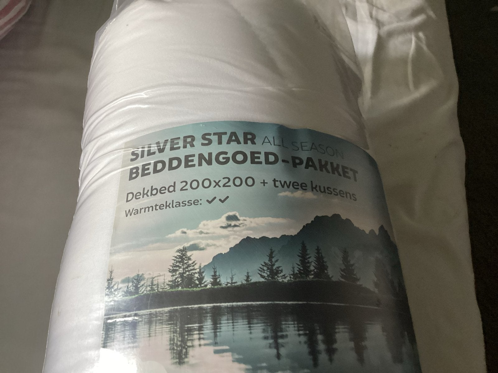 Nieuw Silver Star dekbed 200x200 zonder kussens, Huis en Inrichting, Ophalen, Wit, Deken of Dekbed, Overige merken