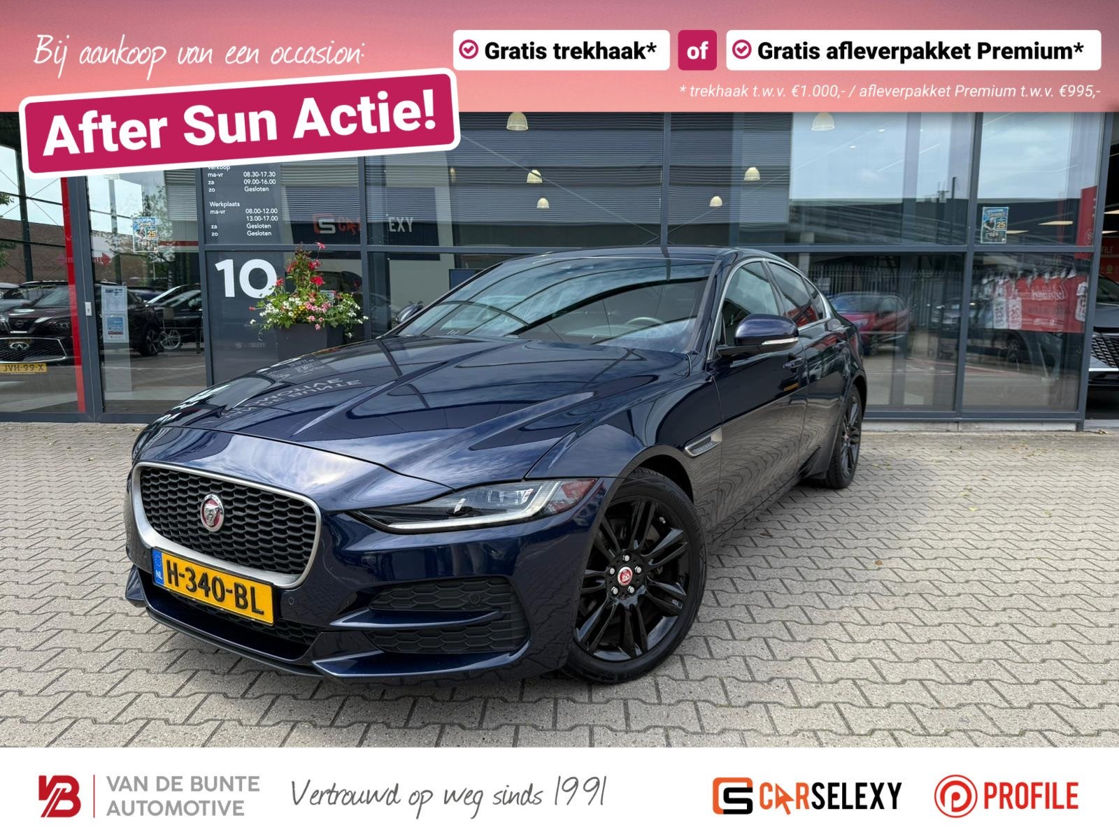 Jaguar XE 2.0 P250 S *Cruise Control & Navigatie*, Automaat, Blauw, Crcnl@jaguarlandrover.com, Sedan
