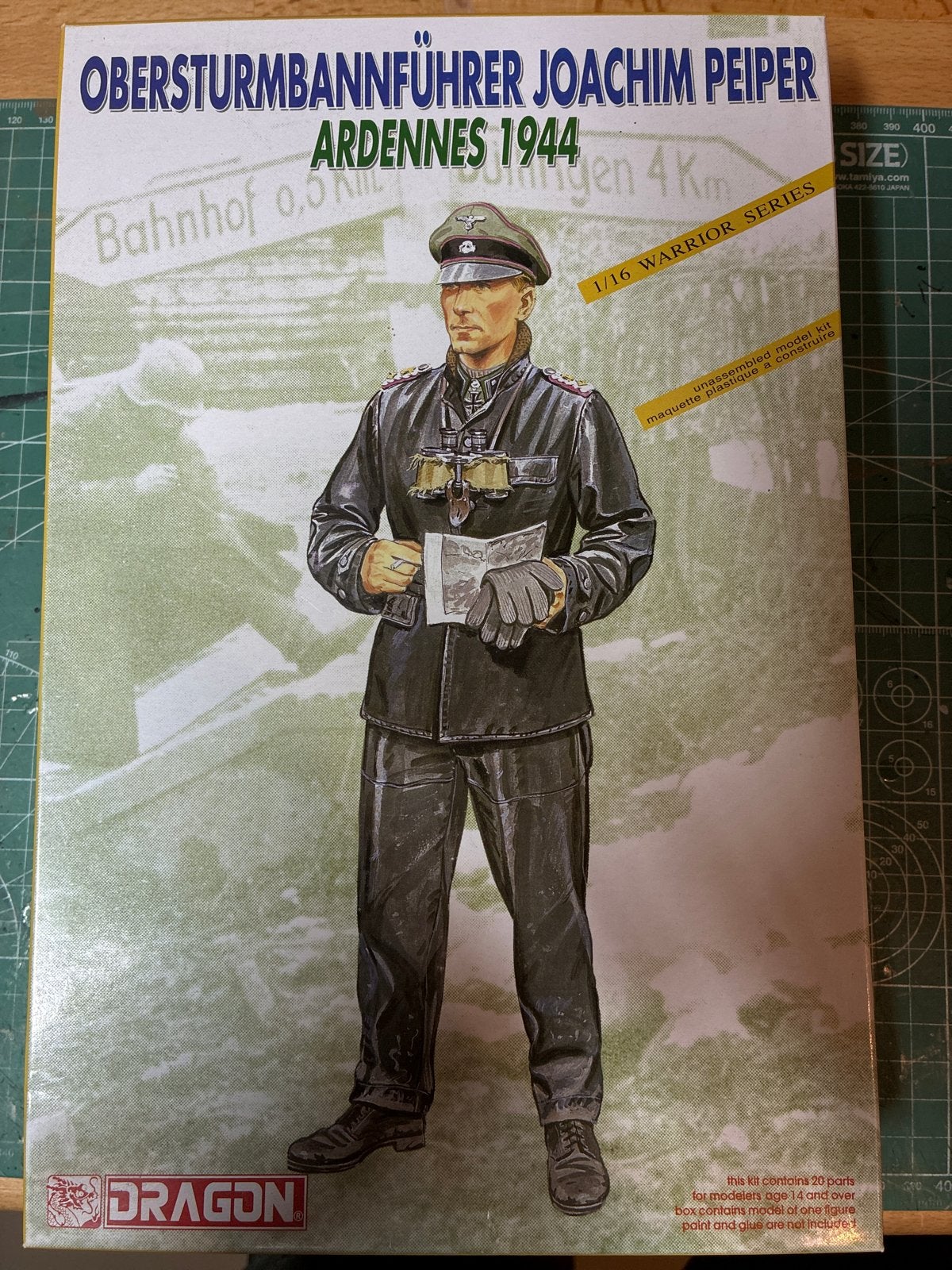 Dragon 1/16 Obersturmführer Joachim Peiper Ardennes 1944, Hobby en Vrije tijd, Modelbouw | Figuren en Diorama's, Ophalen of Verzenden