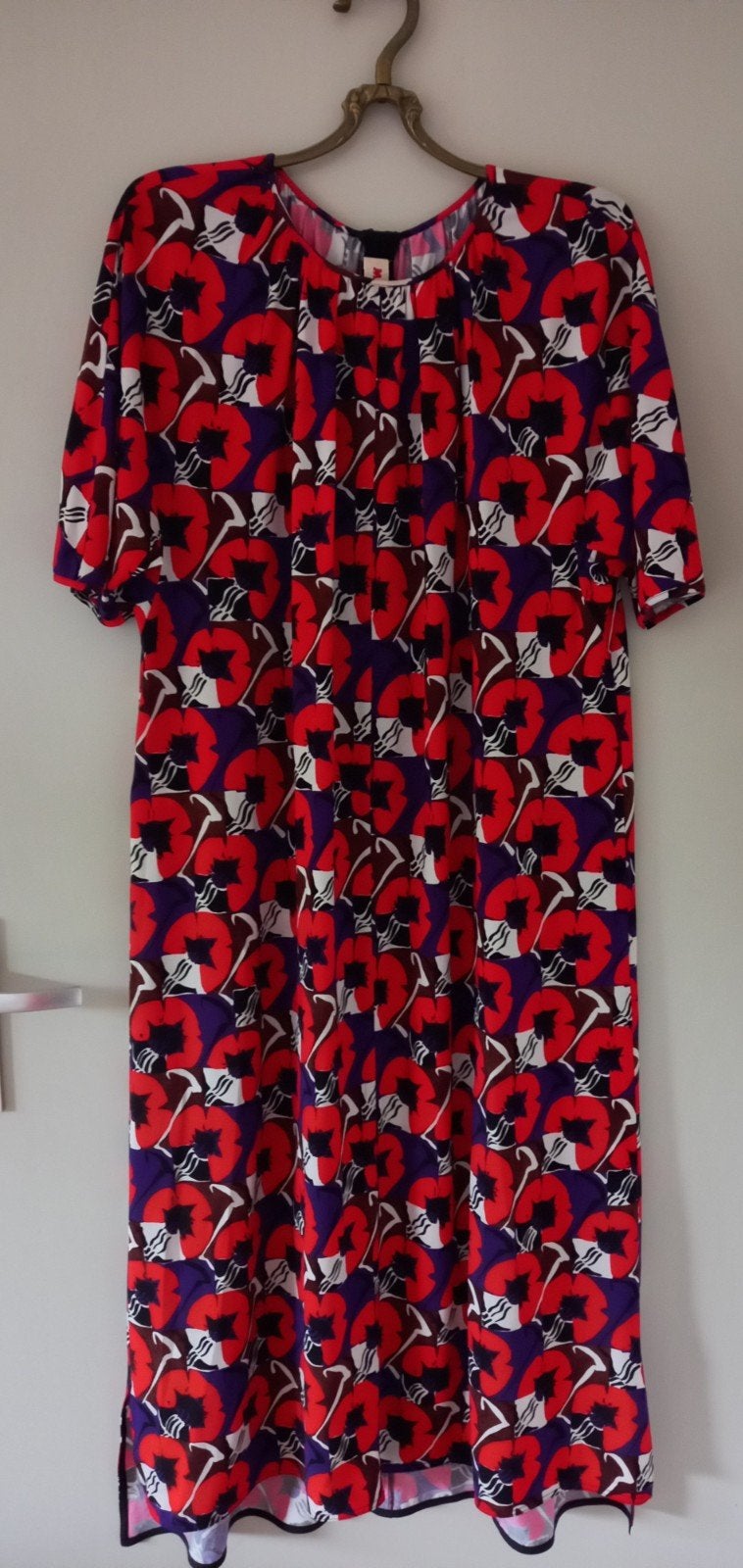 Marni jurk met opvallende print, Kleding | Dames, Overige kleuren, Verzenden, Maat 42/44 (L), Zo goed als nieuw