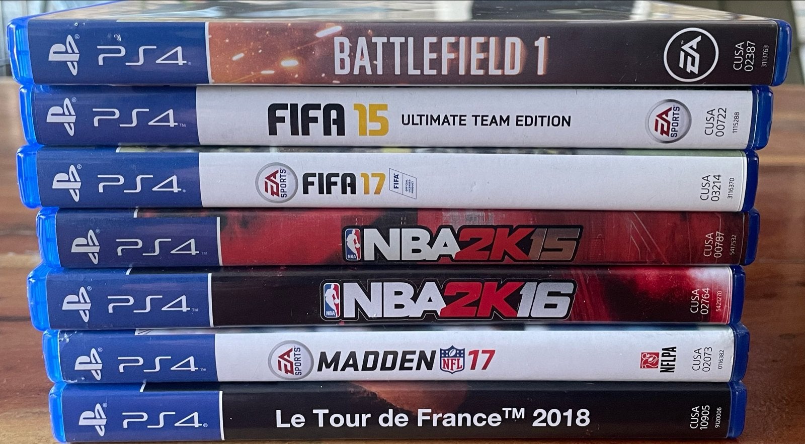 PS4 Games Bundel - o.a Battlefield 1 in Goede Staat, Ophalen of Verzenden, Gebruikt, Met games