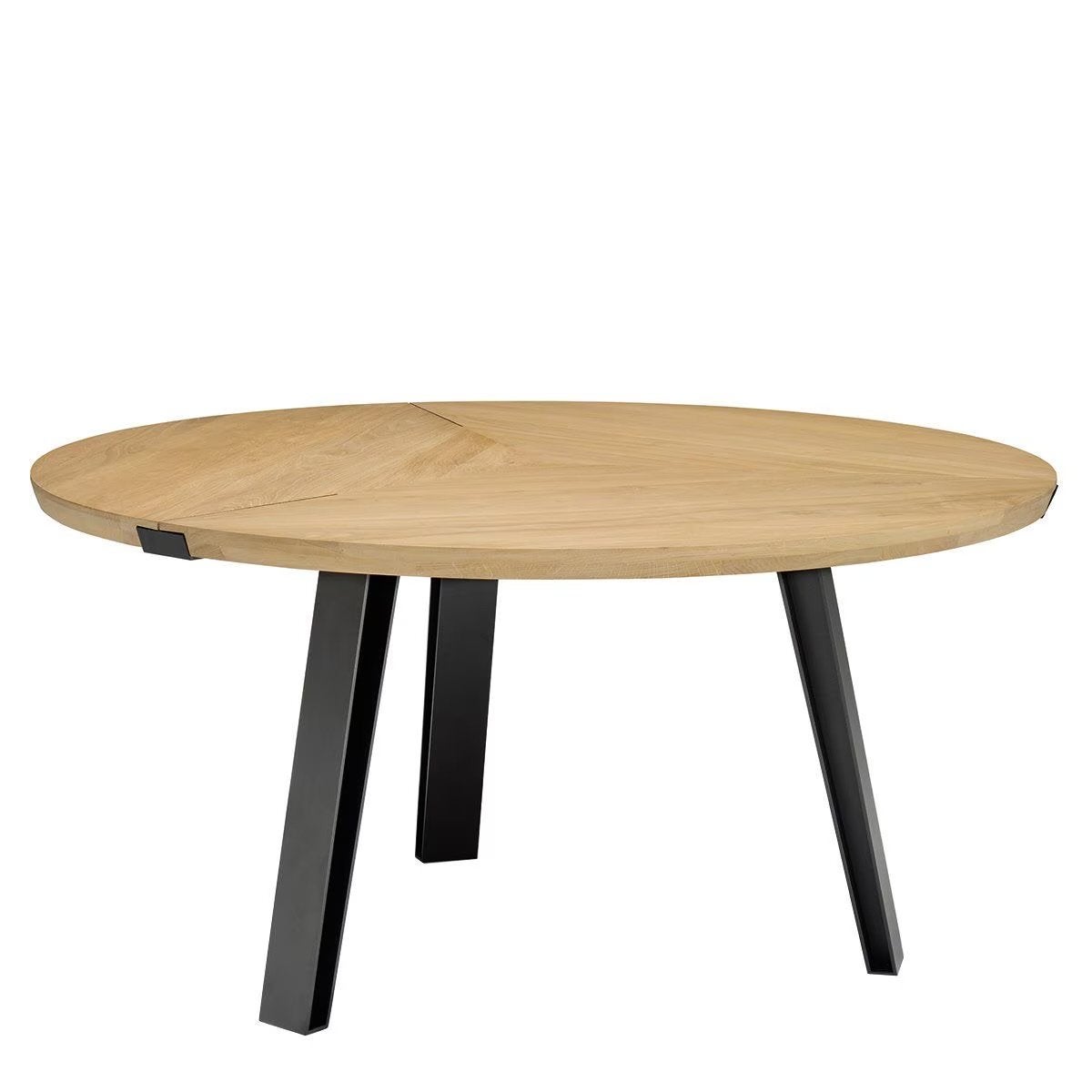 Qliv ronde tafel 160cm - Zo goed als nieuw (2023), Ophalen, Qliv, 150 tot 200 cm, Hout