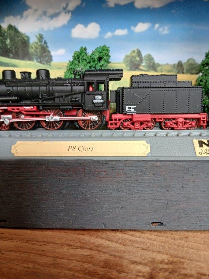 P8 class stoomloc diorama schilderijtje, Overige merken, Locomotief, Gelijkstroom of Wisselstroom, Ophalen of Verzenden