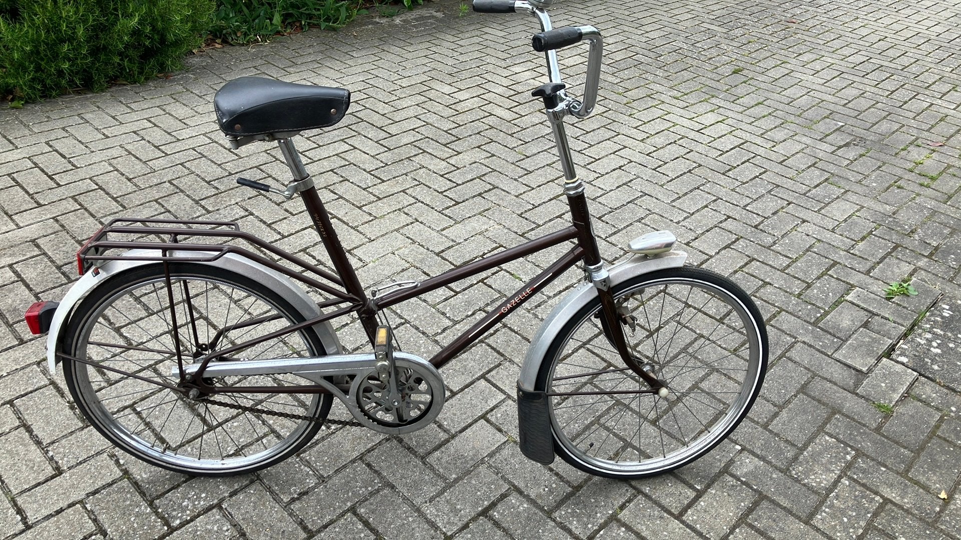 Gazelle kwikstep vouw (deelfiets) terugtraprem kleur bruin, Fietsen en Brommers, Ophalen, Gebruikt, Deels opvouwbaar, Gazelle