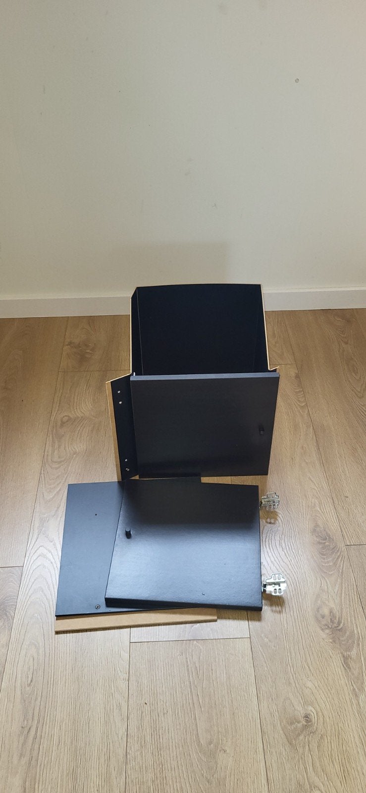 Ikea Kallax inzet deurtje - Zwart, Ophalen of Verzenden, Gebruikt